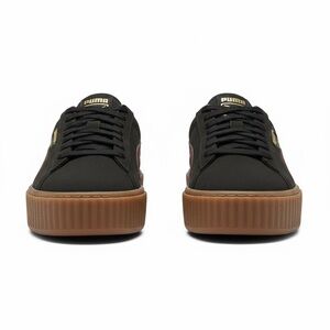 Puma Men's Black Sneakers with Tan Sole